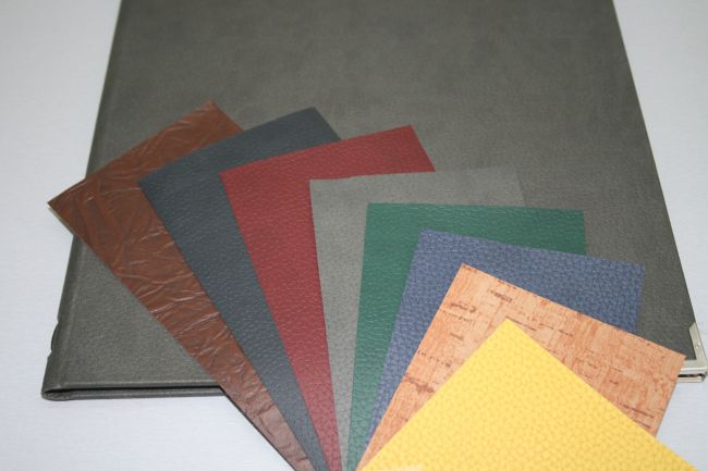 Menu en Simili-cuir - Gamme de cpouleurs